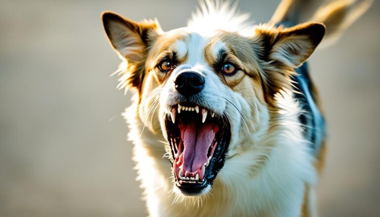 Why is my dog being so aggressive towards me suddenly?