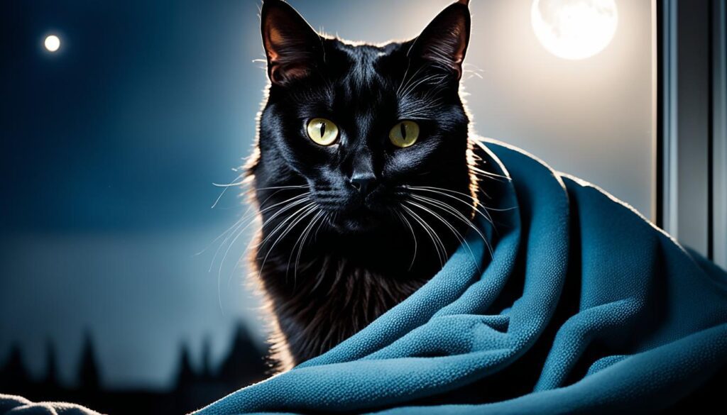 Do cats protect their owners at night?