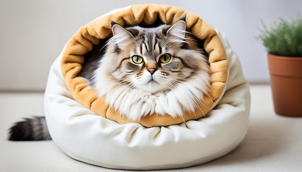 Why do cats sit in a bread loaf position?