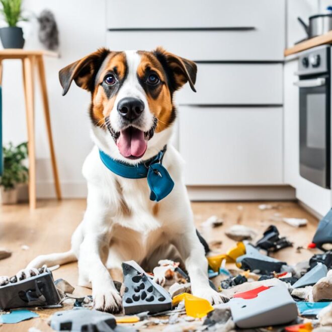 Why am I not supposed to discipline my dog for something he did while I was away?